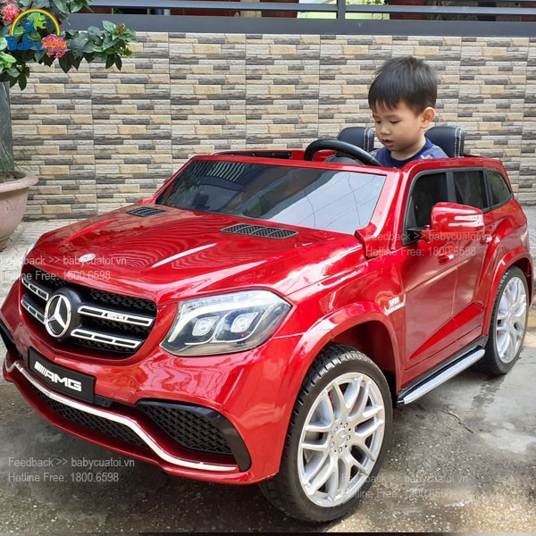Xe ô tô điện trẻ em Mercedes GLS 63 AMG | Màu đỏ