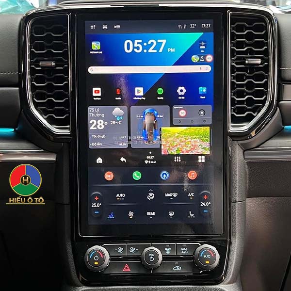 Thiết bị Android Box chính hãng cho xe ô tô Ford Everest