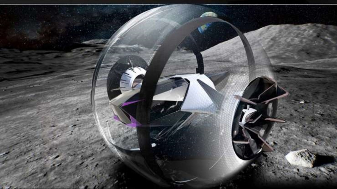 Mô hình phương tiện thám hiểm Mặt Trăng (LTV) mà NASA đang tìm kiếm, thể hiện yêu cầu cao trong chế tạo xe ô tô không gian.