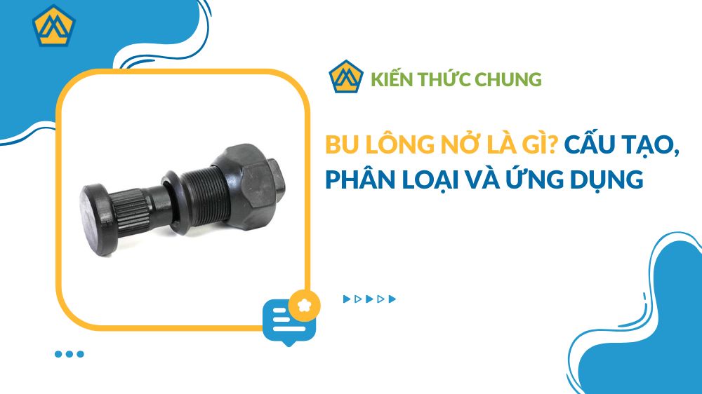 Các loại bu lông tắc kê xe ô tô và đai ốc kim loại