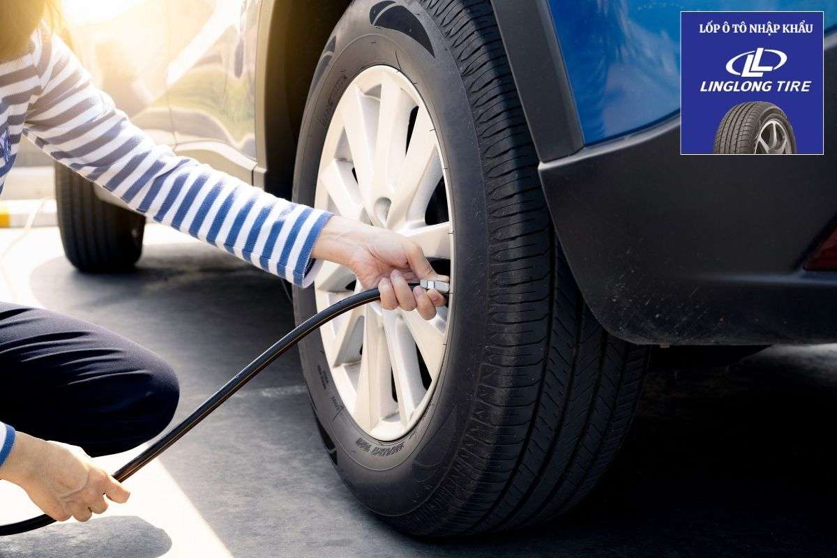 Hướng dẫn cách bơm lốp xe ô tô đúng áp suất