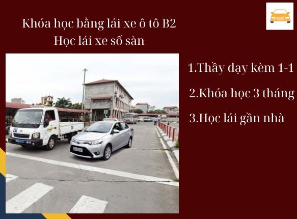 Hình ảnh xe tập lái hạng B2
