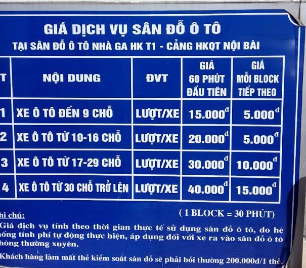 Giá gửi xe ô tô: Cập nhật chi tiết mới nhất