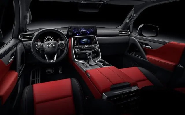 Đi vào bên trong, Lexus LX sang trọng, đẳng cấp với loạt vật liệu cao cấp như da, gỗ hay kim loại