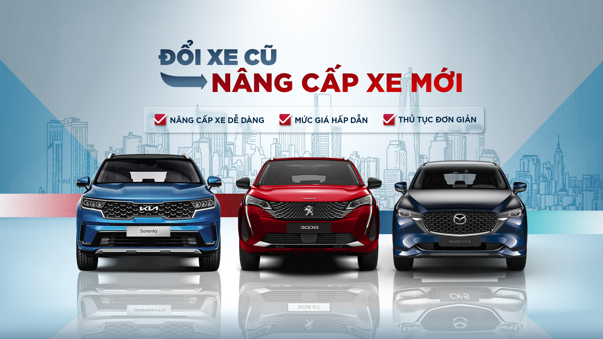 Đổi xe ô tô cũ lấy xe mới: Hướng dẫn chi tiết