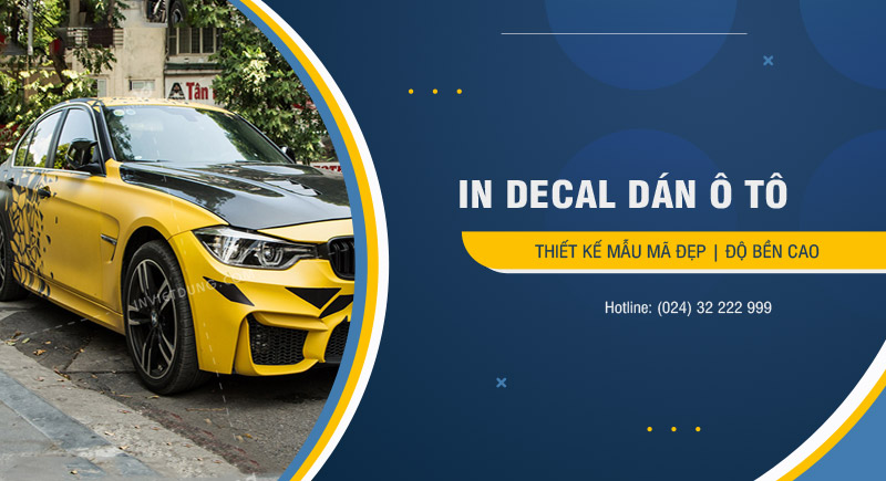 dán decal xe ô tô tại hà nội