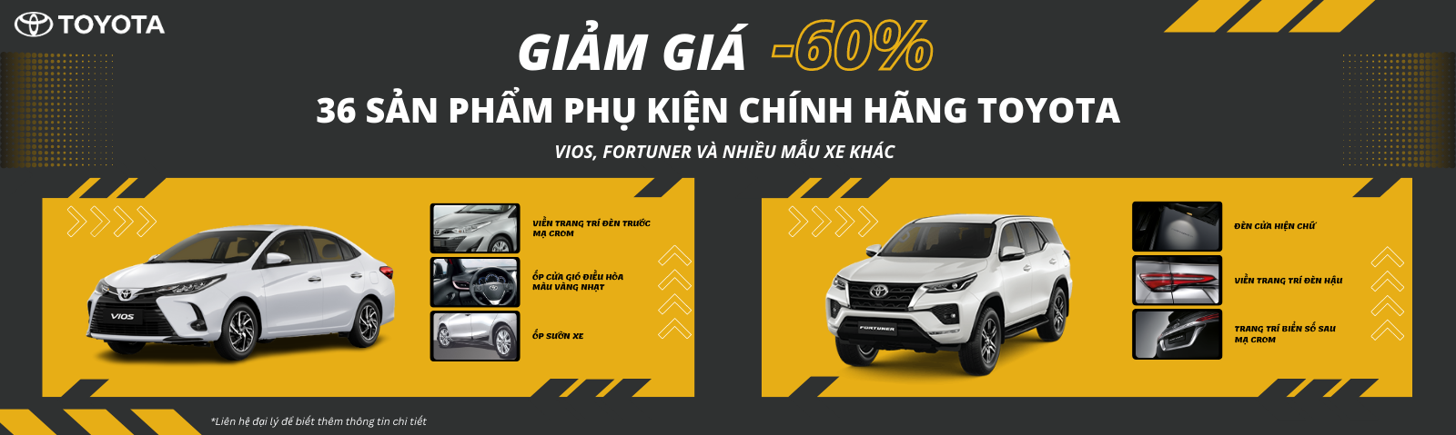 Phụ Tùng Xe Ô Tô Toyota Chính Hãng & Chất Lượng