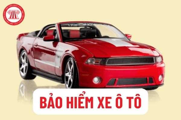 Giấy chứng nhận bảo hiểm trách nhiệm dân sự bắt buộc xe ô tô