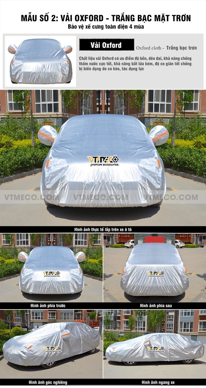 Hình ảnh bạt phủ xe ô tô Camry từ phía sau