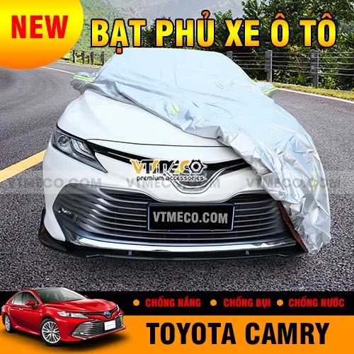 Bạt phủ xe ô tô Camry loại CF màu bạc