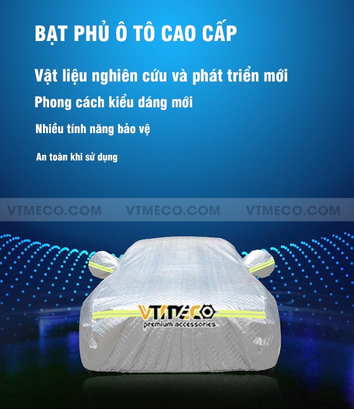Thiết kế bạt phủ xe ô tô Hyundai Accent vừa vặn