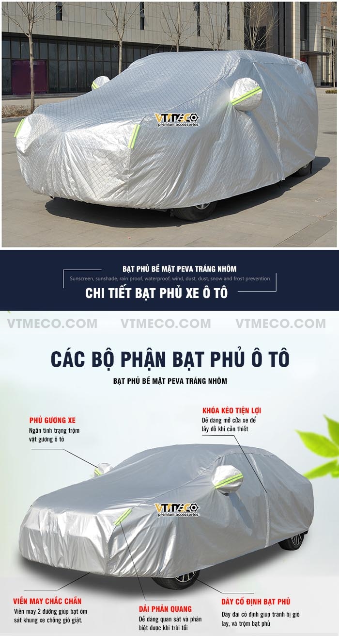 Bạt phủ xe ô tô 7 chỗ Innova: Lựa chọn bảo vệ toàn diện