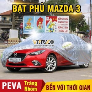 Bạt phủ ô tô Mazda 3 bền đẹp