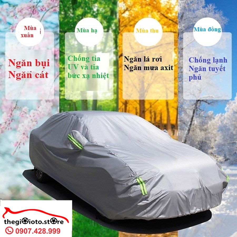 Bạt che nắng xe ô tô bảo vệ xe toàn diện