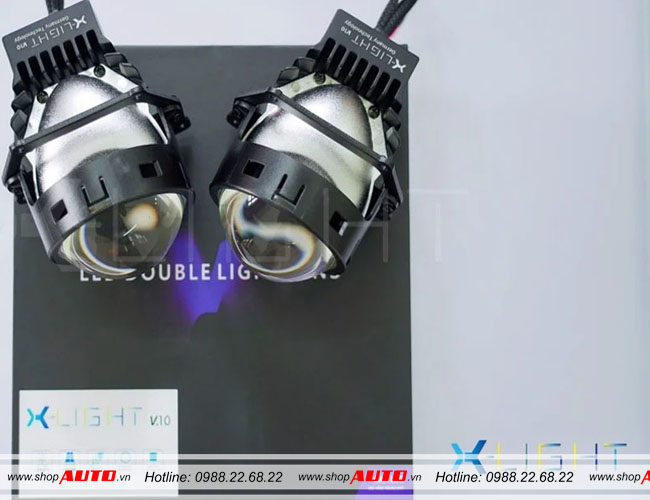 Nâng cấp đèn Bi-LED pha cos X-Lighting cho xe ô tô Kia Rio