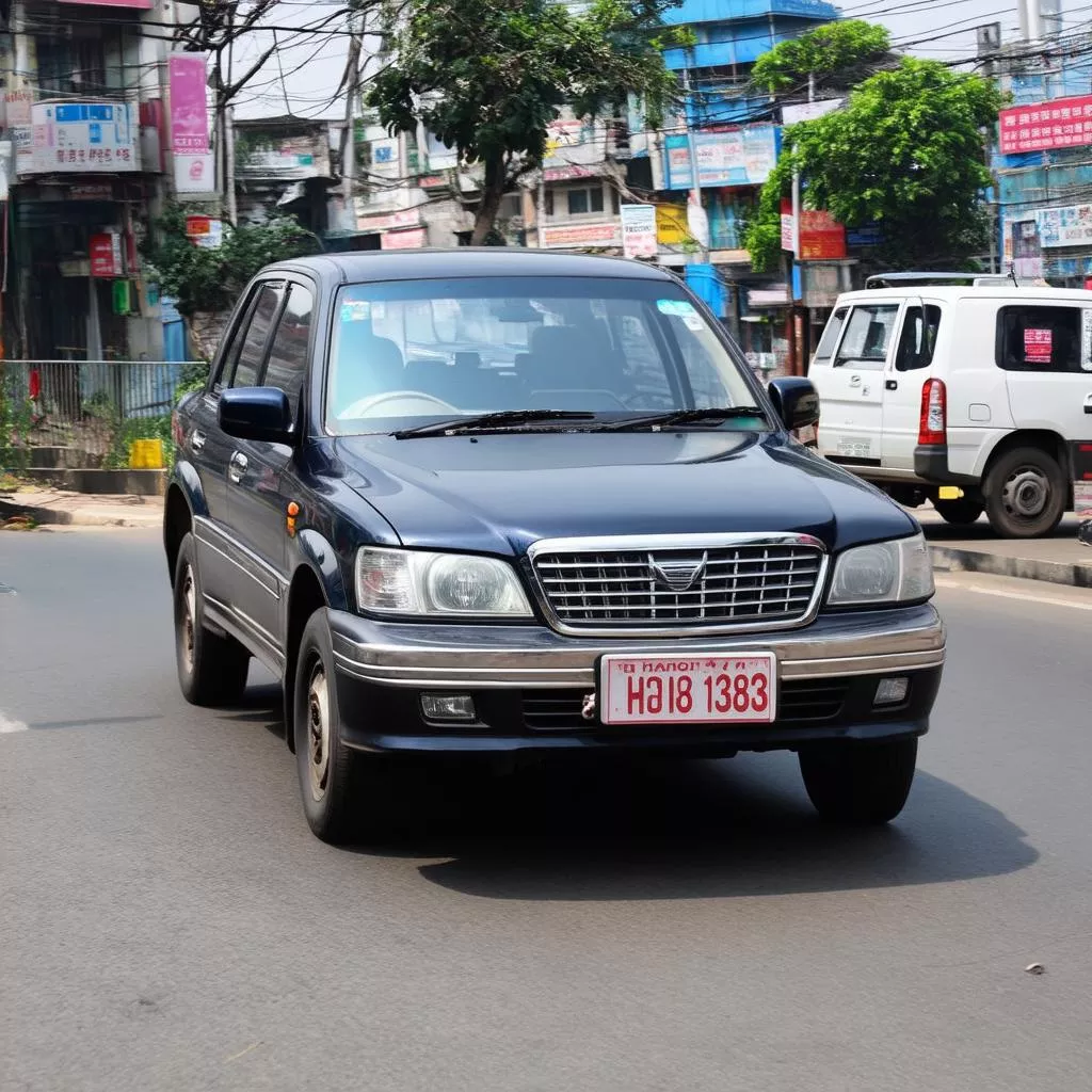 Ảnh minh họa biển số xe ô tô đăng ký tại Hà Nội