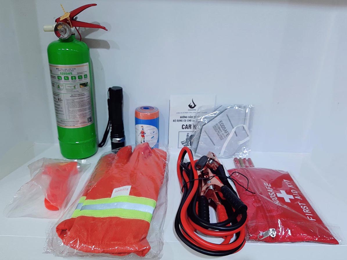 Bộ dụng cụ cứu hộ PCCC xe ô tô Ecosafe Pro