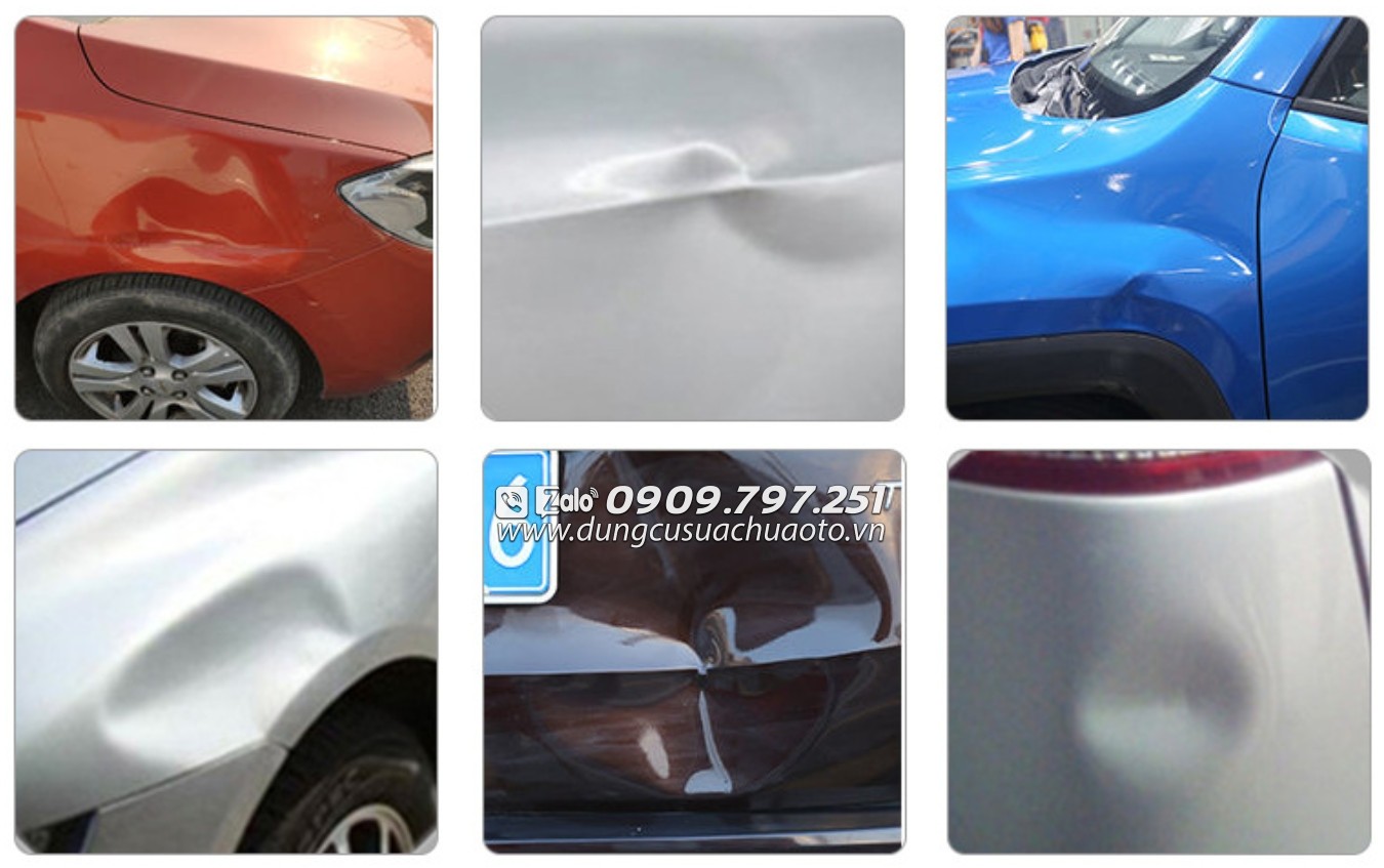 Chi tiết bộ dụng cụ kéo vết lõm xe ô tô