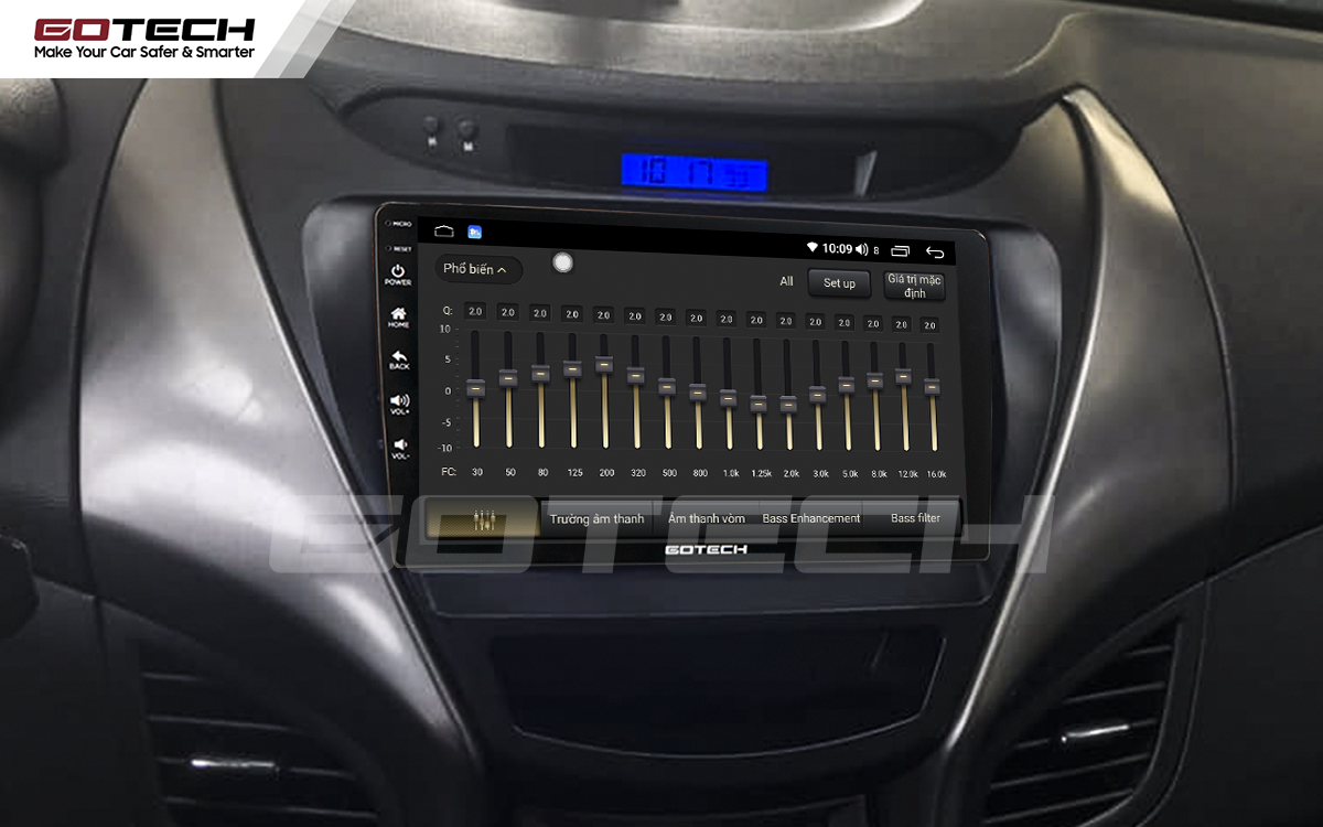 Cài đặt âm thanh DSP trên màn hình xe ô tô Elantra 2015
