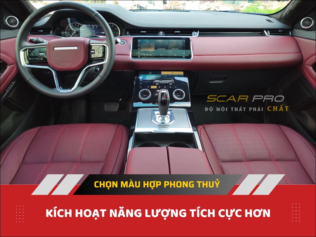 Chọn màu bọc ghế da ô tô hợp phong thủy mang lại may mắn