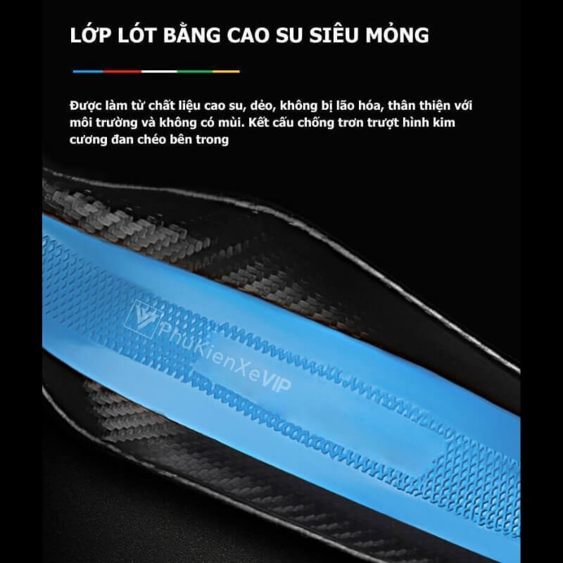 Độ mỏng của bọc vô lăng xe ô tô da lộn sợi carbon