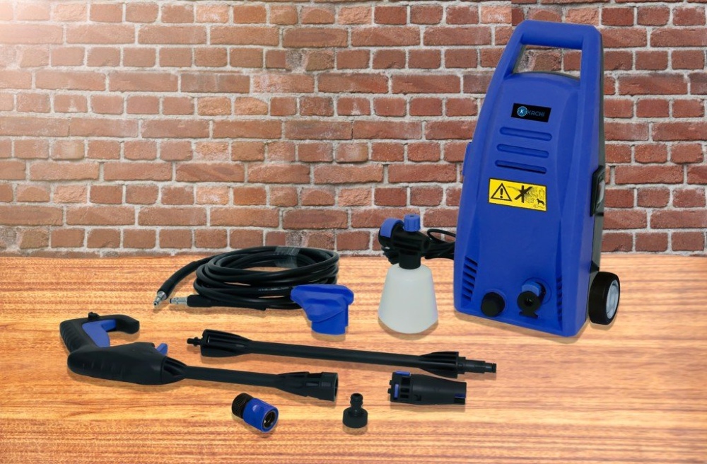 Máy rửa xe ô tô mini Kachi MK192 áp lực mạnh mẽ