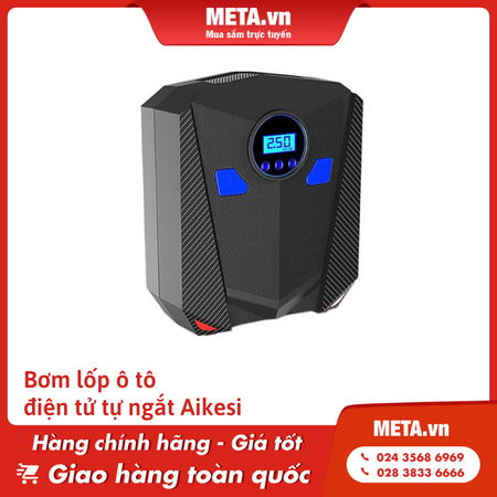 Bơm xe ô tô loại nào tốt: Bơm lốp ô tô điện tử tự ngắt Aikesi