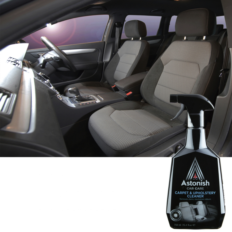Hướng dẫn cách sử dụng bình xịt Astonish C1526 vệ sinh ghế nỉ ô tô