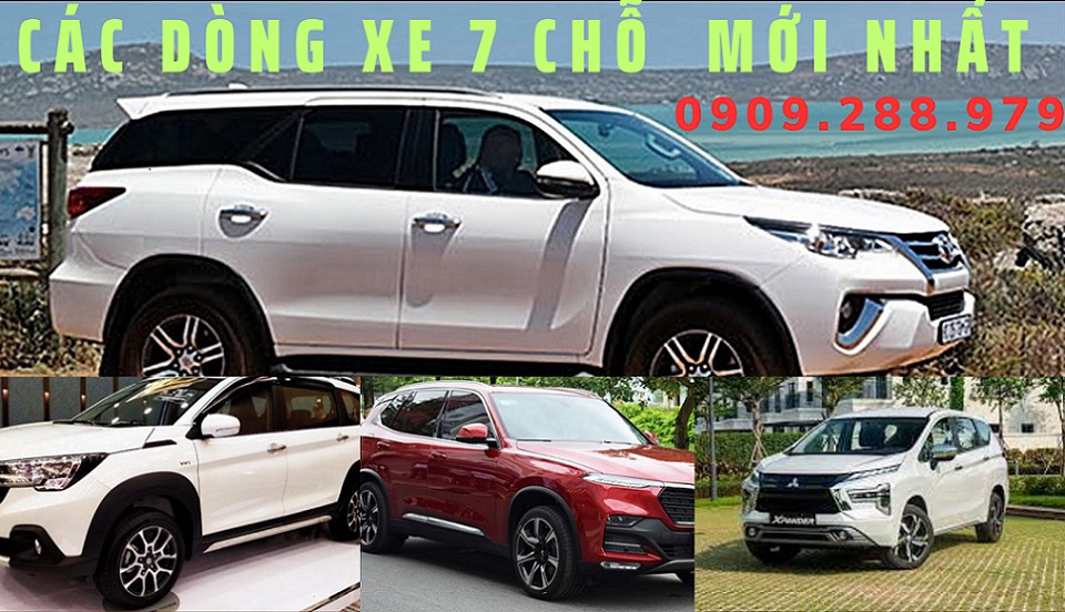 Các dòng xe 7 chỗ mới nhất cho thuê tại Quảng Bình