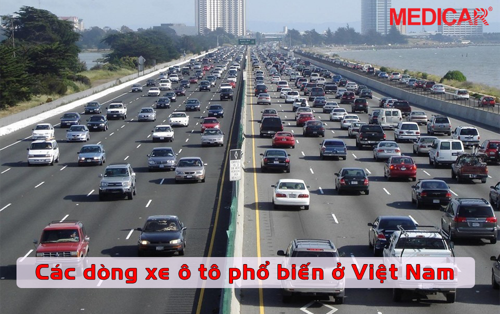 Các dòng xe ô tô phổ biến tại thị trường Việt Nam