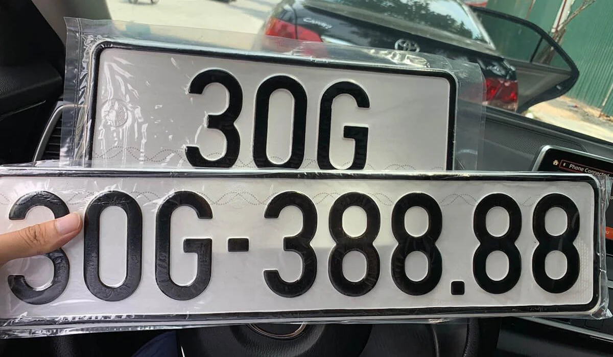 Biển ô tô phong thủy tốt, mang tài lộc cho chủ xe