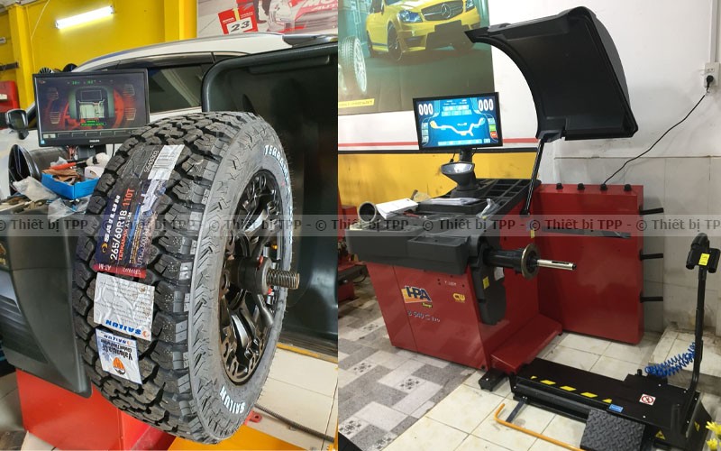 Lốp và mâm xe ô tô cần được cân bằng động để tránh mòn không đều