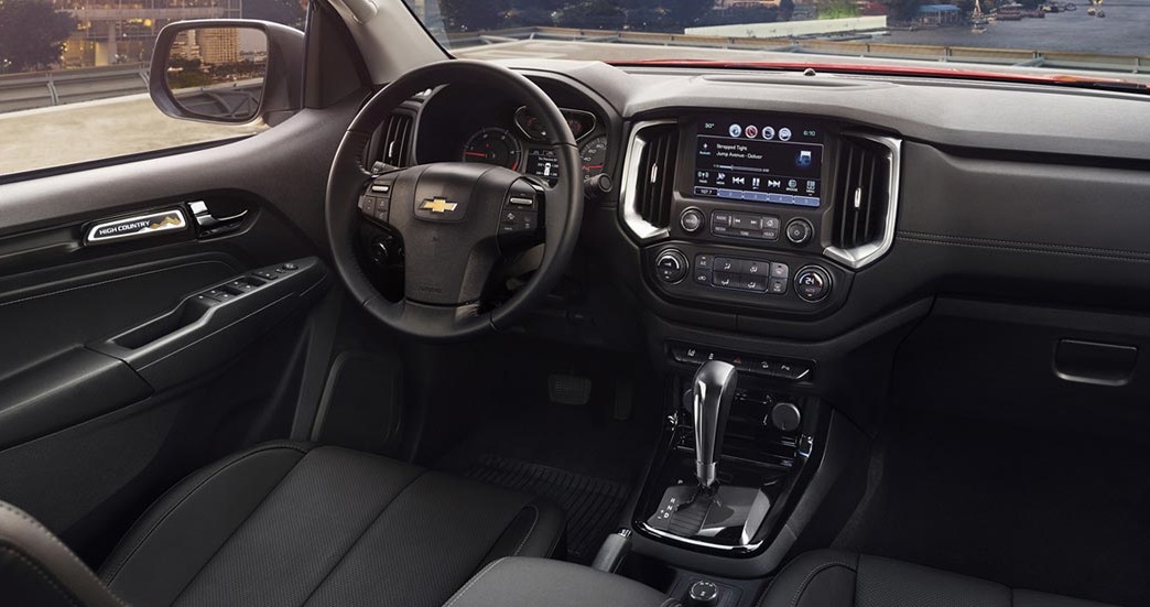 Khoang cabin xe Chevrolet Colorado tiện nghi