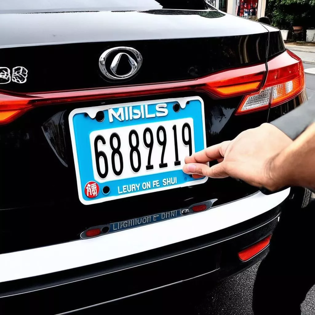 Hình ảnh minh họa việc chọn biển số xe ô tô 4 chỗ ngồi hợp phong thủy