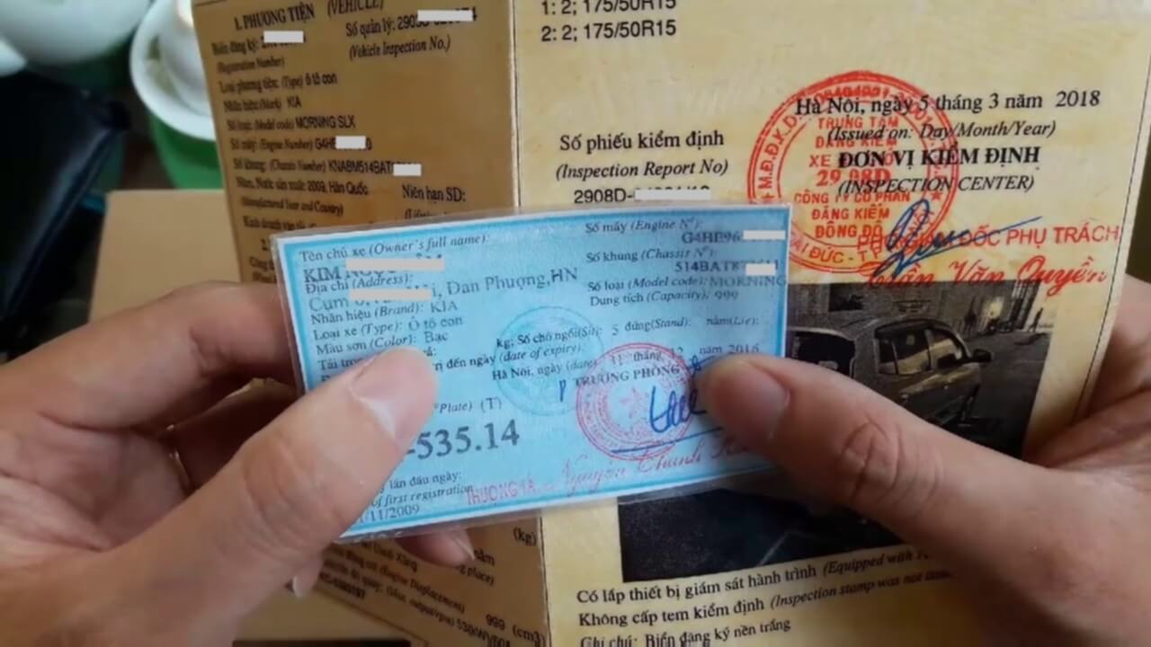Giấy tờ cần thiết khi cầm xe ô tô tại tiệm cầm đồ