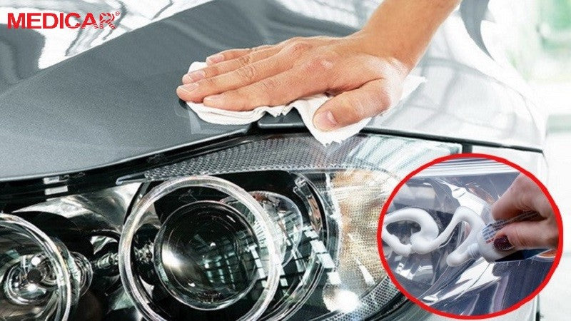 Cách đánh bóng bóng đèn xe ô tô bằng kem đánh răng