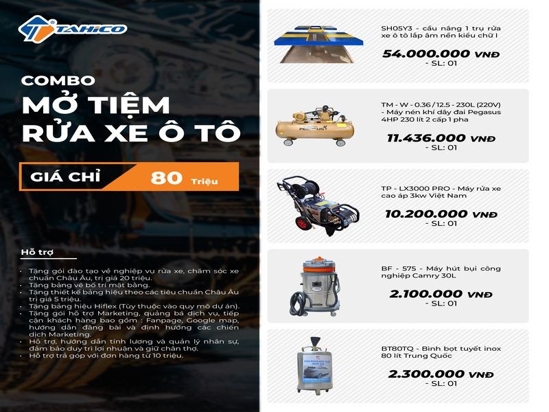 combo-tiem-rua-xe-o-to-binh-dan-gia-re-1 Thiết bị combo 1 cho tiệm rửa xe ô tô bình dân