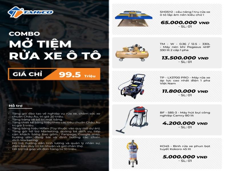 combo-tiem-rua-xe-o-to-binh-dan-gia-re-3 Thiết bị combo 3 cho tiệm rửa xe ô tô bình dân