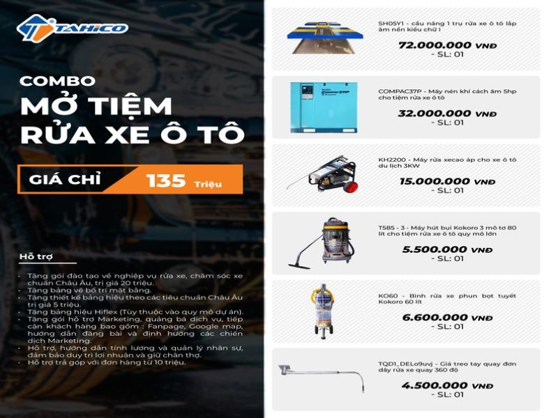 combo-tiem-rua-xe-o-to-binh-dan-gia-re-5 Thiết bị combo 5 cho tiệm rửa xe ô tô bình dân