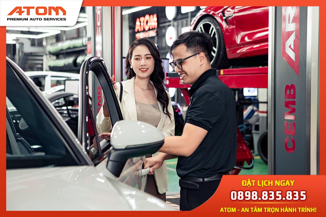 Liên hệ ATOM để được tư vấn và hỗ trợ thay dầu xe ô tô chuyên nghiệp