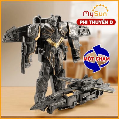 mô hình rô bốt đồ chơi xe ô tô Phi thuyền Hắc ám D