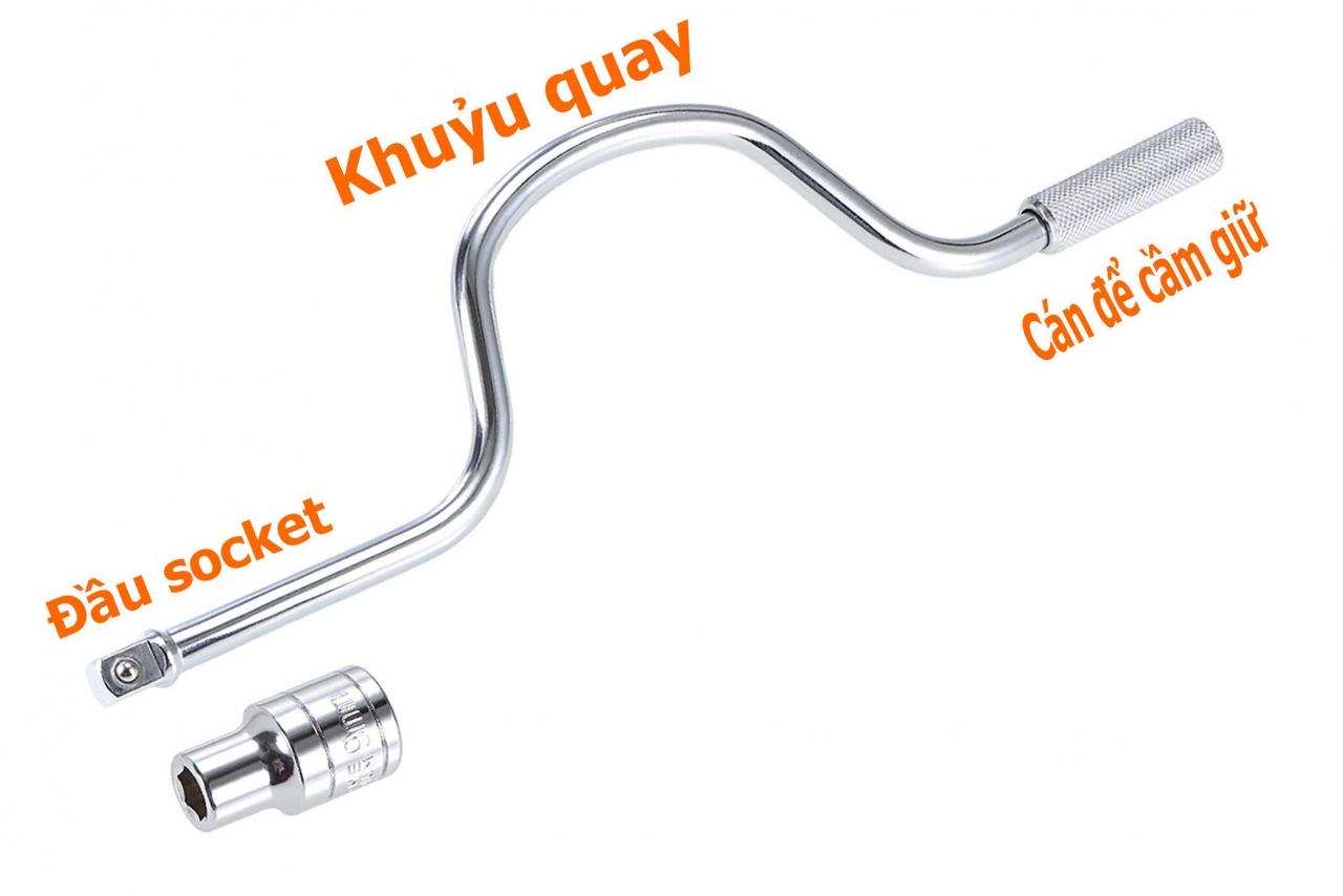 Ảnh sửa xe ô tô: Hình ảnh tay quay chữ U