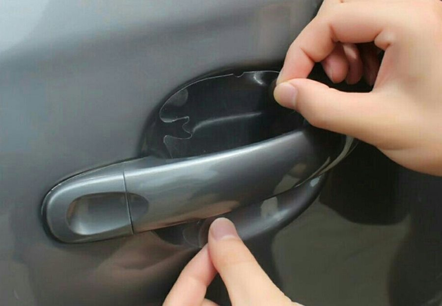 Thử tự dán phim PPF cho hõm tay nắm cửa xe ô tô