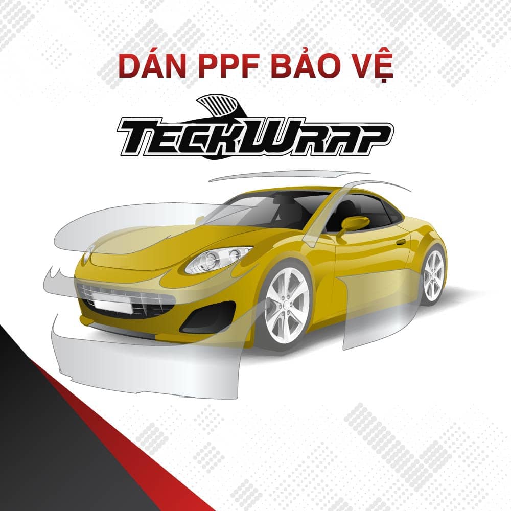 Đồ chơi xe ô tô Bình Dương - Dán PPF Teckwrap bảo vệ sơn xe