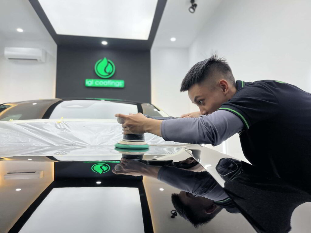 Xi và phớt đánh bóng sơn xe ô tô