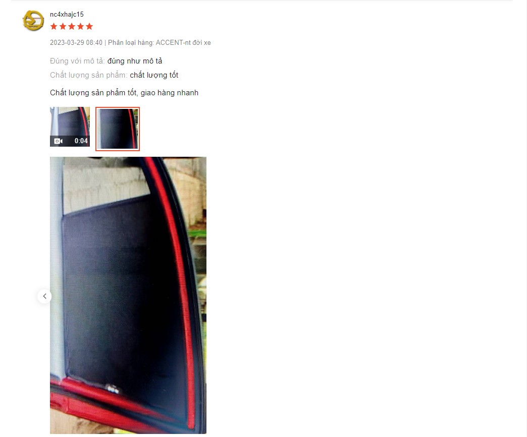 Installation step 1: Lắp rèm che nắng vào cửa xe Mitsubishi
