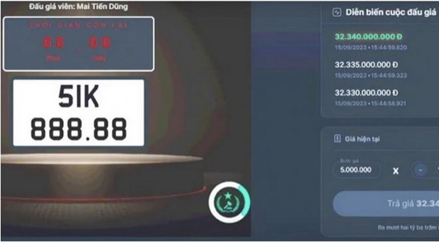 Hướng dẫn đấu giá biển số xe ô tô trực tuyến