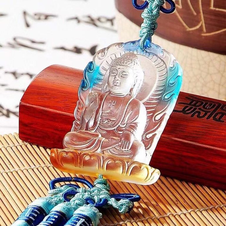 Dây treo xe ô tô tượng Phật A Di Đà mẫu DTOT-002