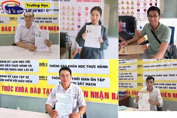 Luyện tập thi sa hình và lái xe đường trường tại Nha Trang