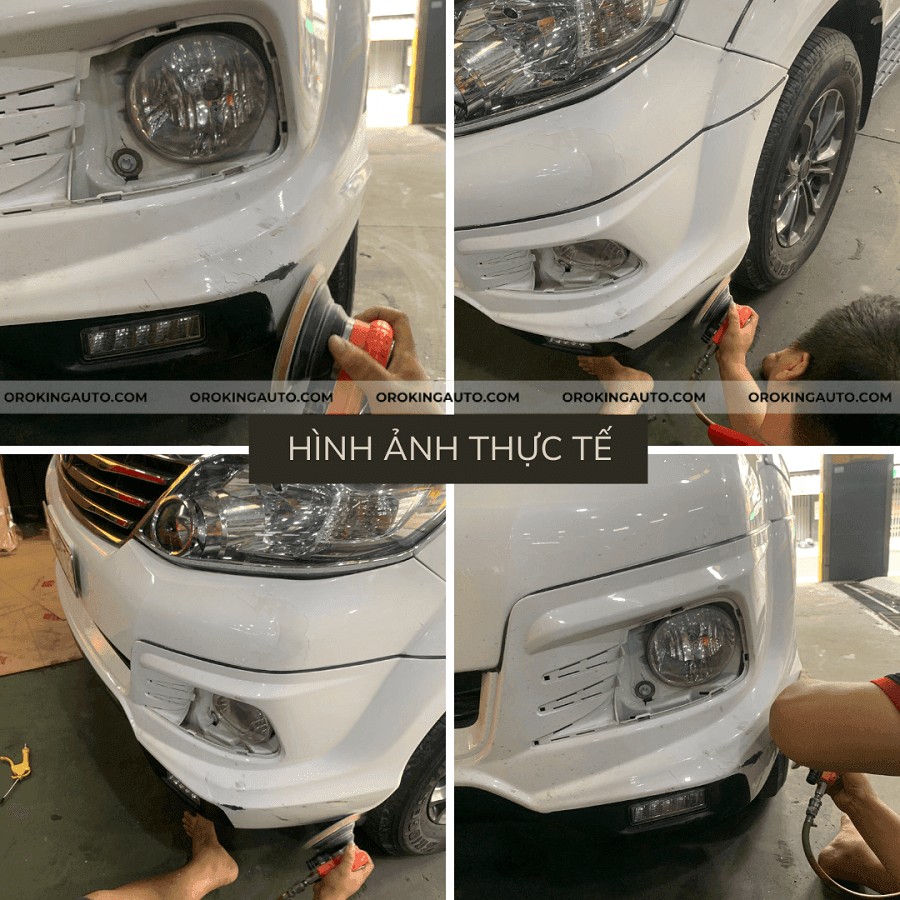 Dịch vụ Sơn Dặm Cản Trước Xe Ô Tô OroKing Auto